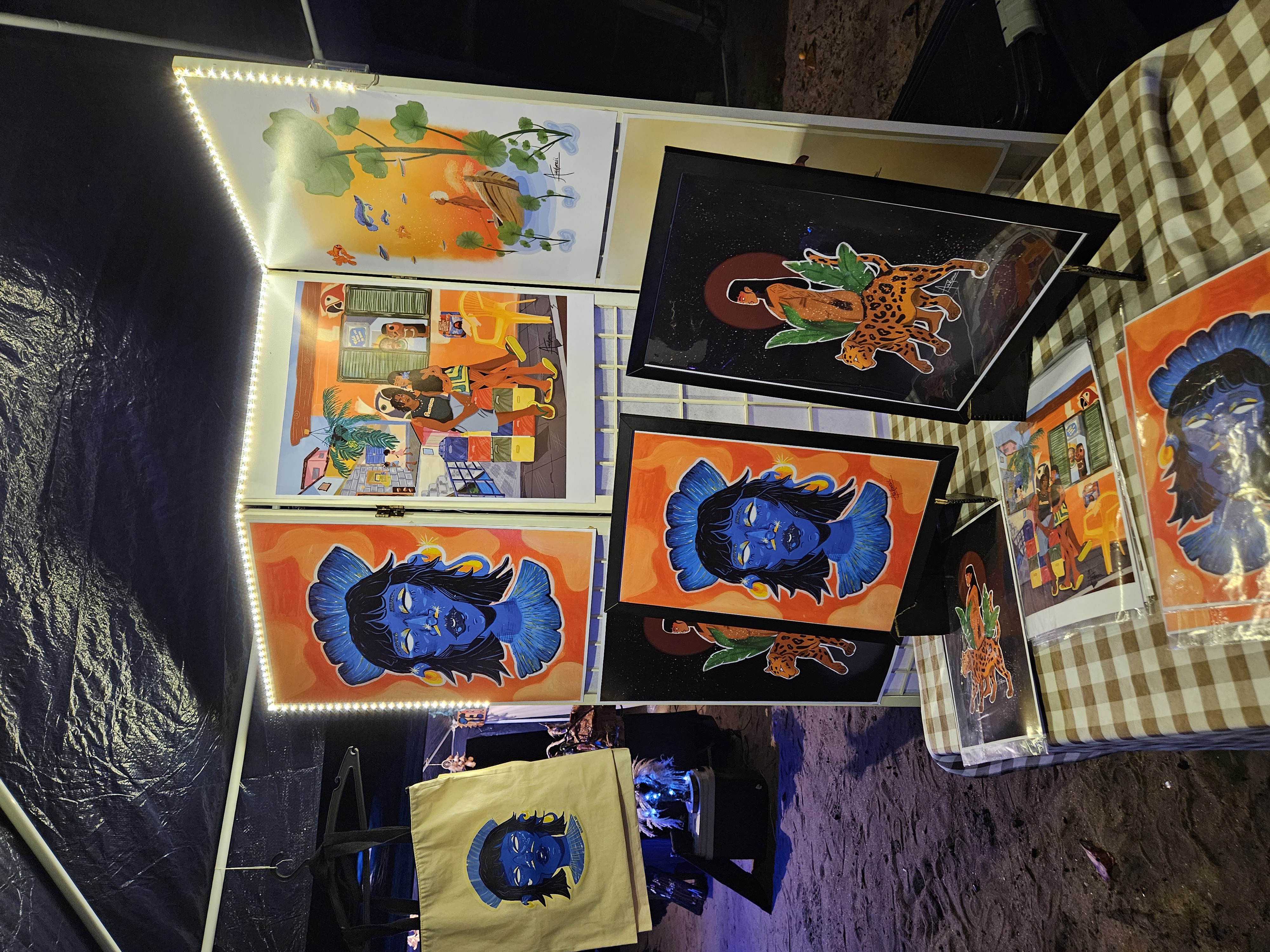 Exposição artística em evento musical, imagem 6