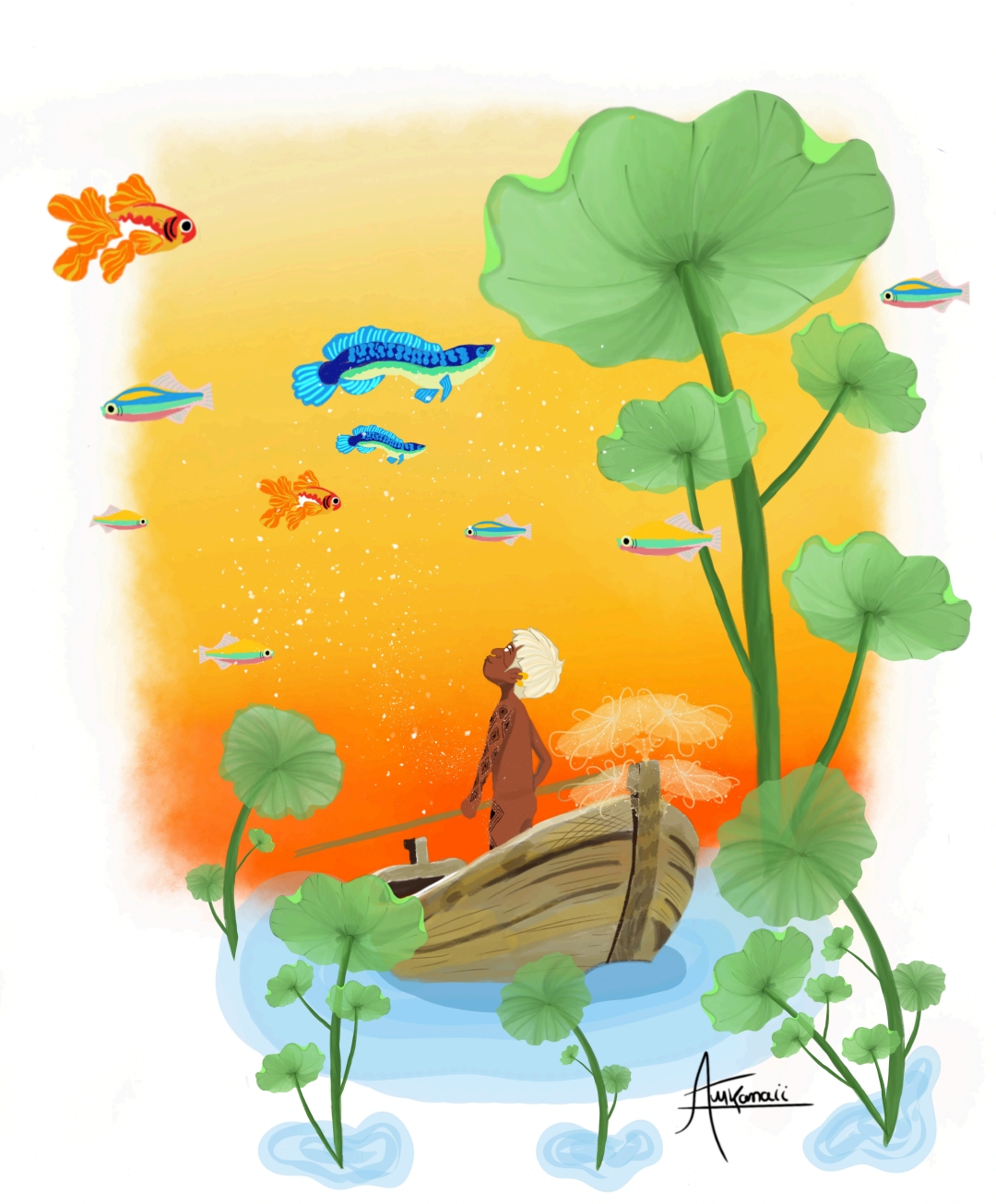 Curumin pescador de sonhos