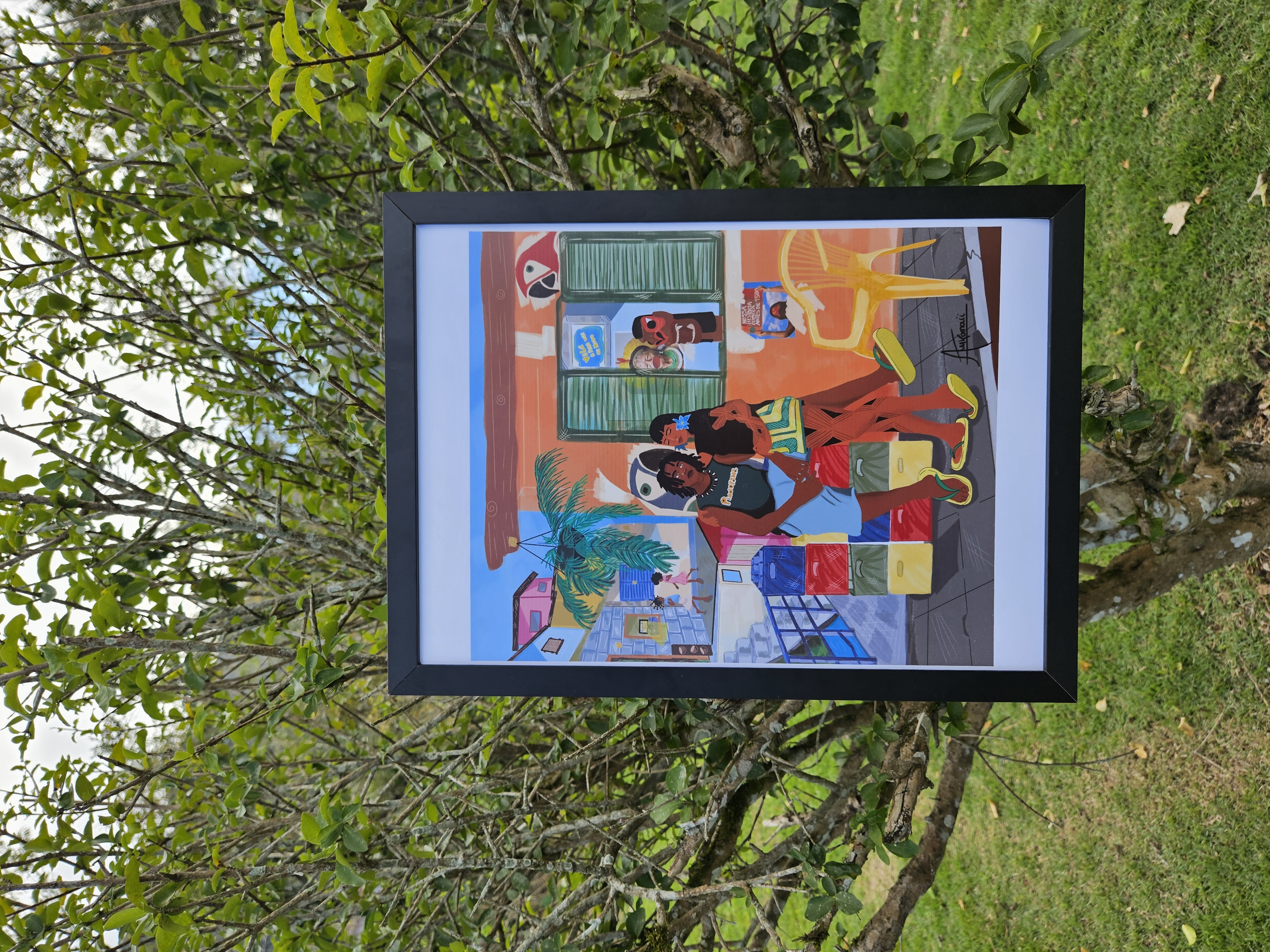 Quadro da obra.